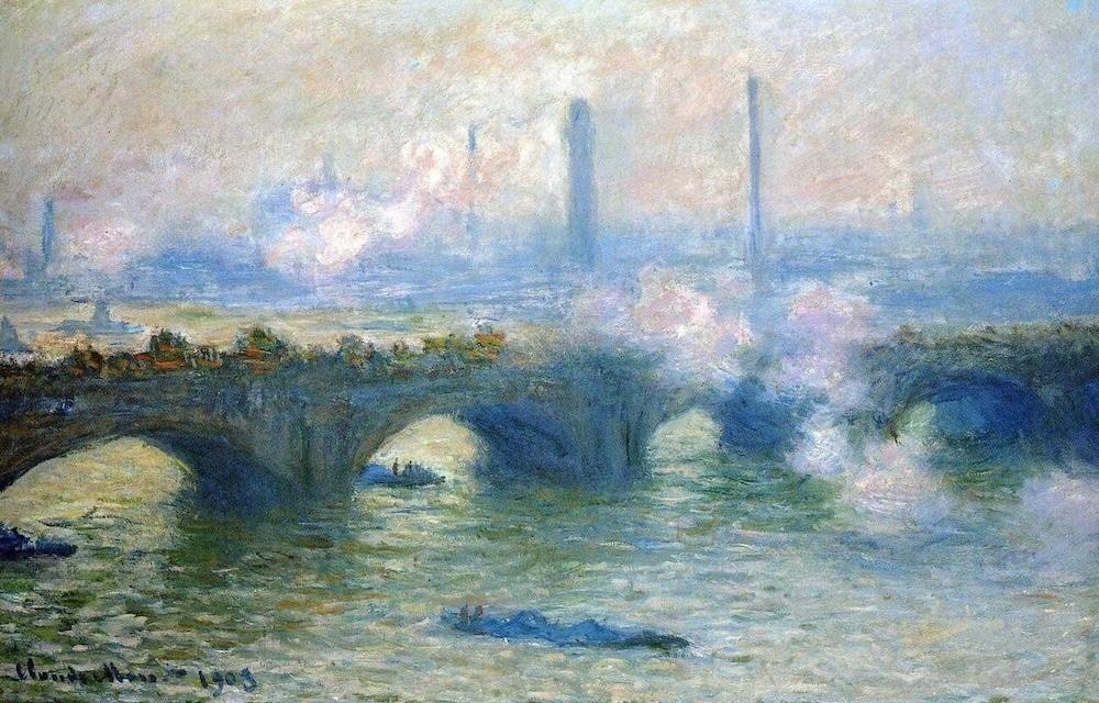 Claude Monet, Waterloo Bridge, Gray Day, 1903